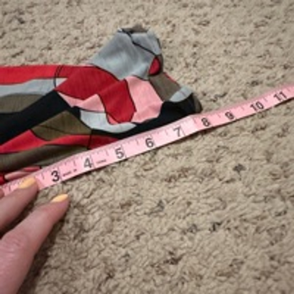 Women's Tiết Top Size M Red Multicolor - Picture 5 of 6